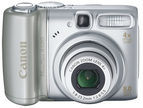 un appareil simple conu par Canon pour les amateurs, le Powershot A580 qui dispose de beaucoup de qualits pour un prix trs comptitif